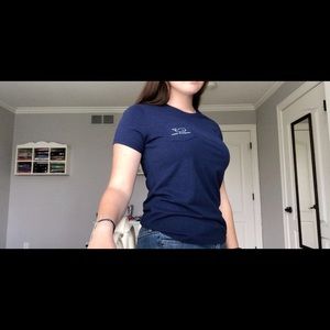 Blue vineyard vines short sleeve